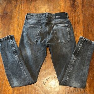 Zara Black Denim Mens Skinny Jeans - Size 30 (measures more like 28)
